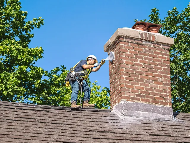 Stonington Chimney Sweep performing an inspection with advanced tools in Stonington, CT