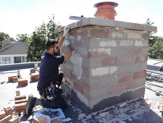 Advanced chimney repair process by Stonington Chimney Sweep in Stonington, CT