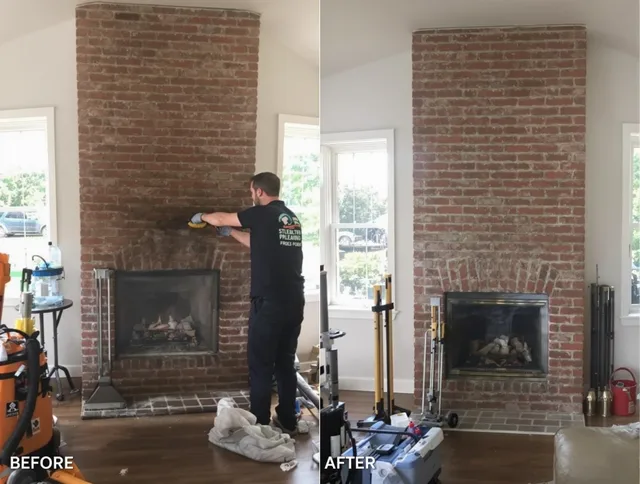 Finished chimney sweeping service by Stonington Chimney Sweep in Stonington, CT